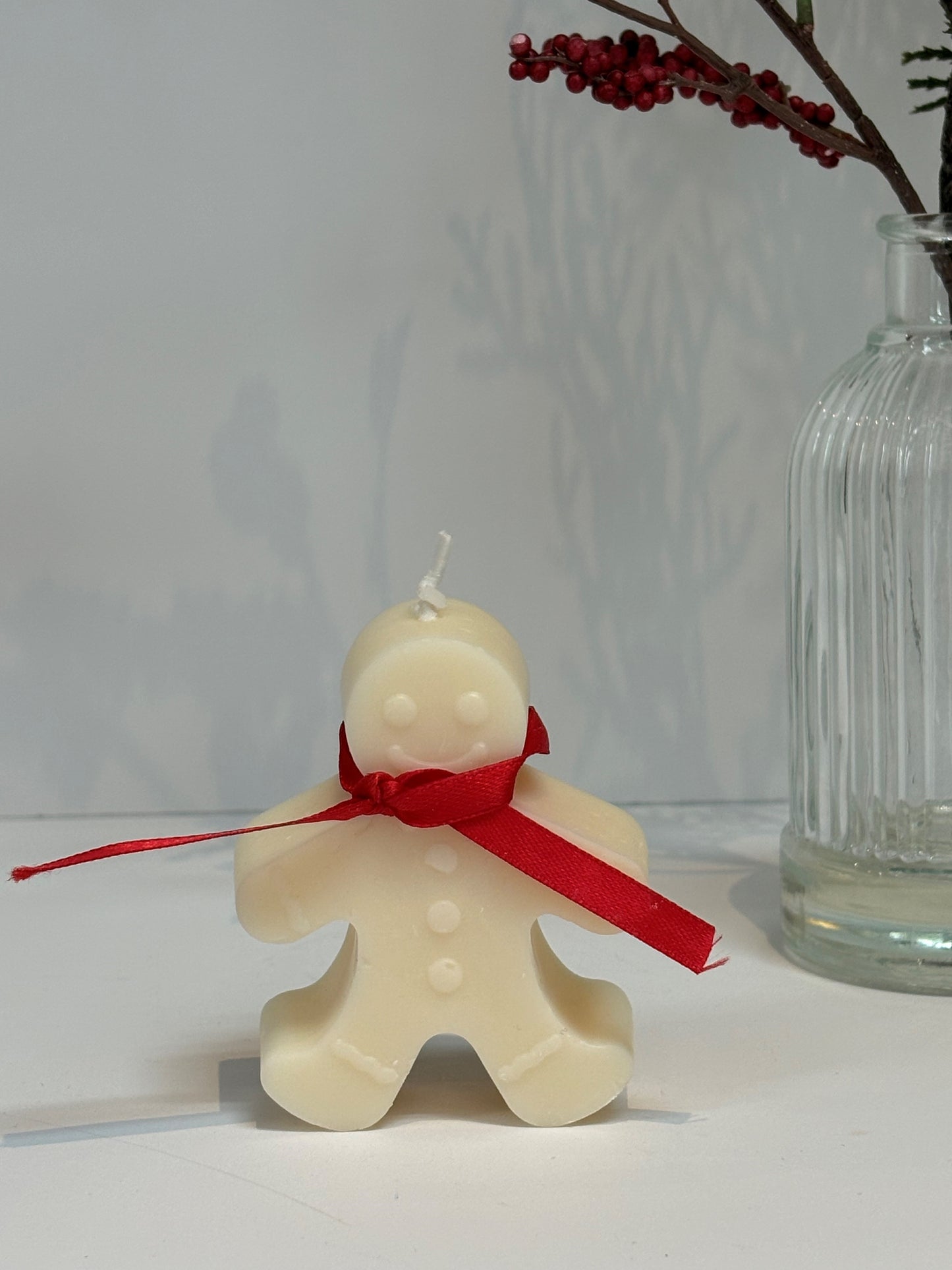 Gingerbread Man Candle