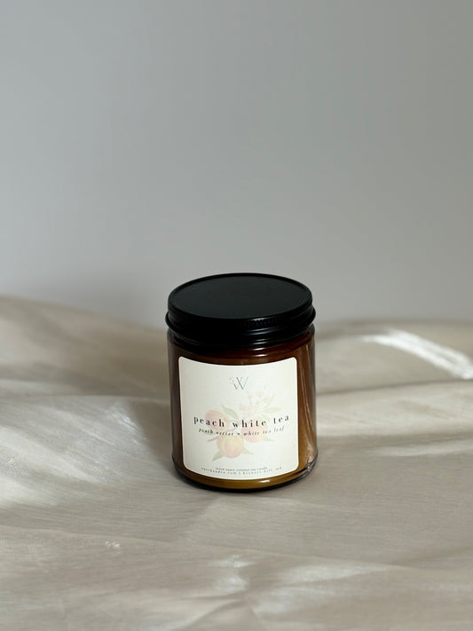 Peach White Tea - 7oz Coconut Soy Candle