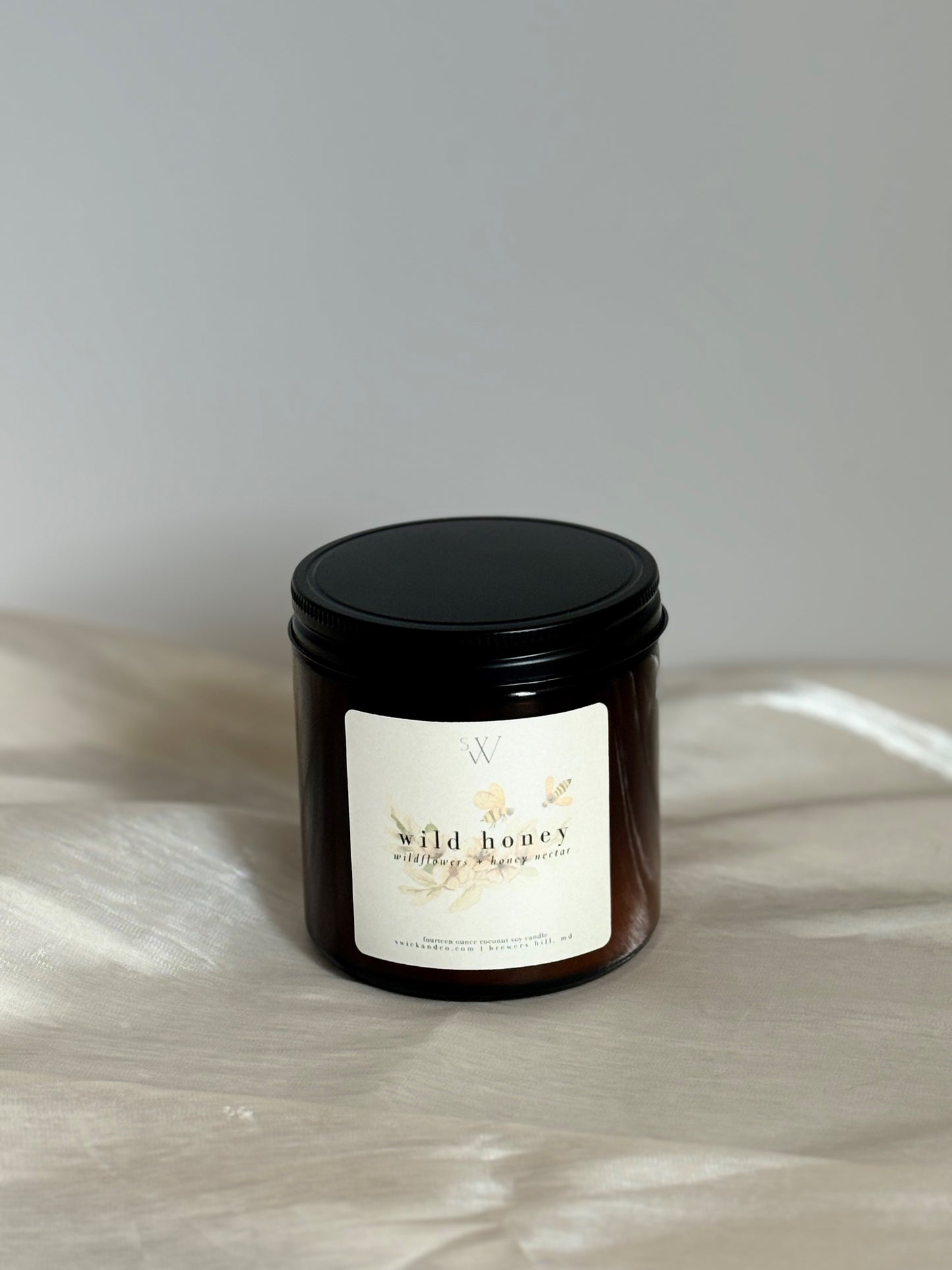 Wild Honey - Large 14oz Coconut Soy Candle